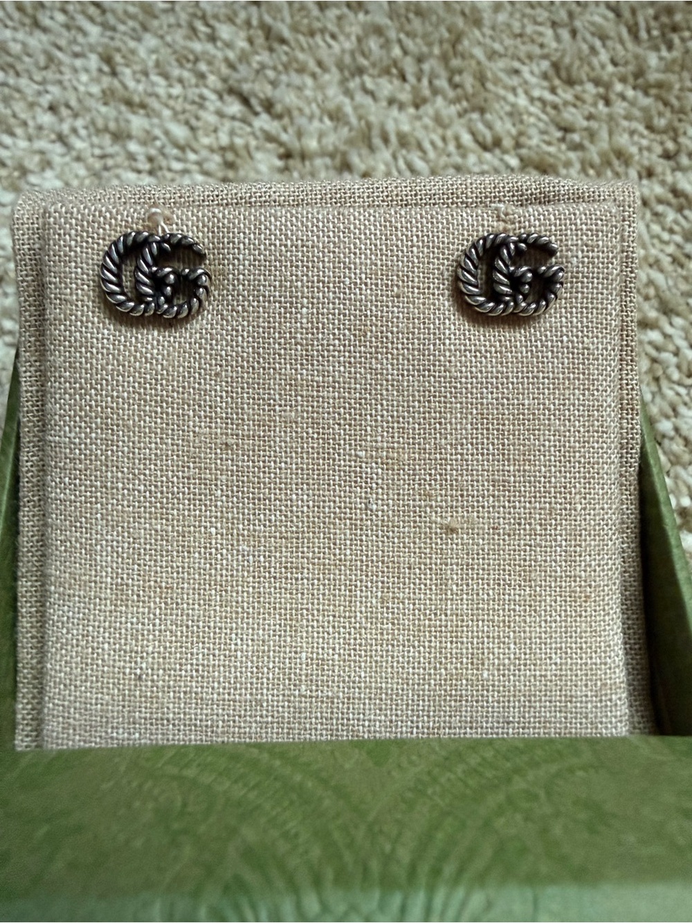 Gucci Silver Stud Earrings